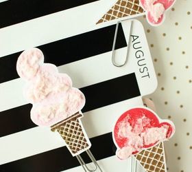 diy ice cream cone paperclips, crafts, how to, organizing