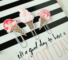 DIY Ice Cream Cone Paperclips