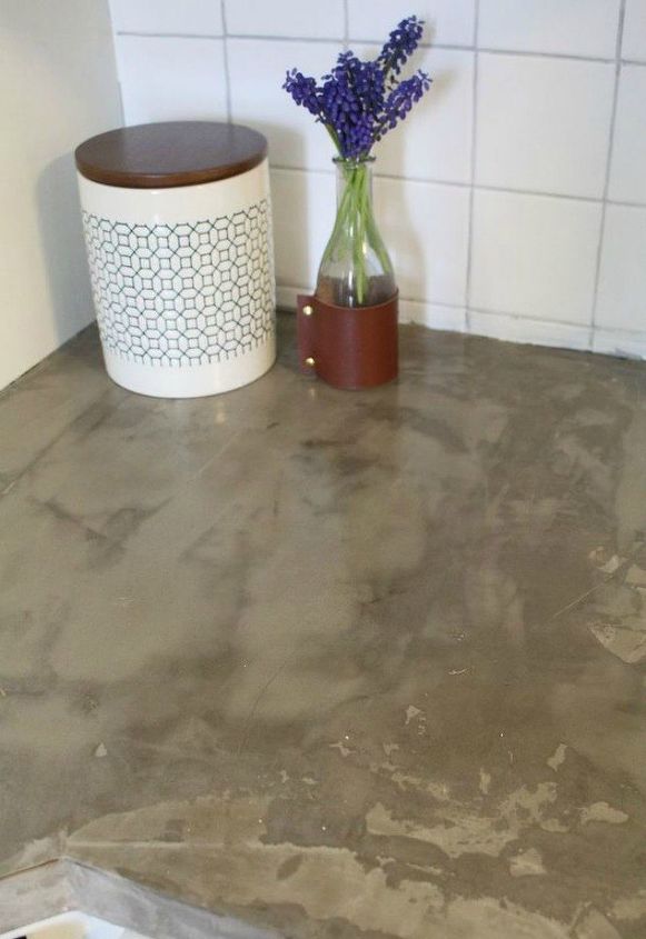 s 13 different ways to make your own concrete kitchen countertops, concrete masonry, countertops, kitchen design, Redo your Formica countertops