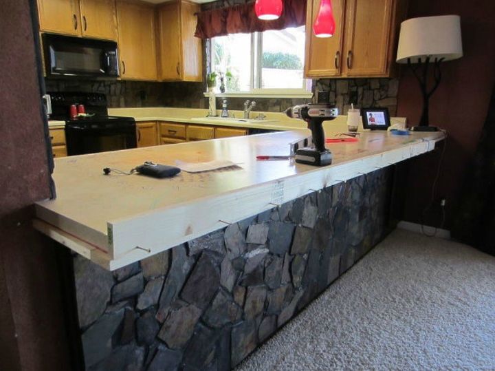 s 13 different ways to make your own concrete kitchen countertops, concrete masonry, countertops, kitchen design, Build forms for the concrete