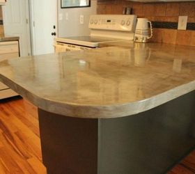 13 Different Ways To Make Your Own Concrete Kitchen Countertops Hometalk   S 13 Different Ways To Make Your Own Concrete Kitchen Countertops Concrete Masonry Countertops Kitchen Design 