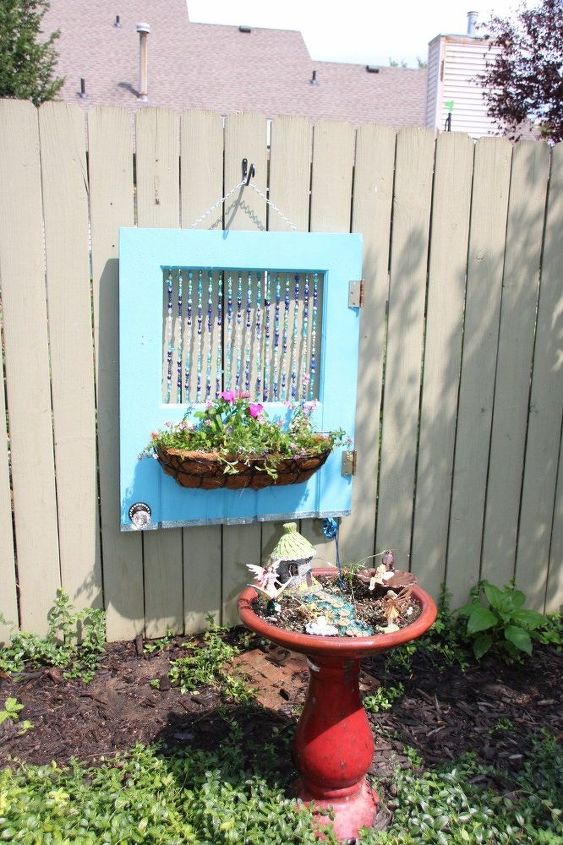 this door was saved from a bonfire, container gardening, crafts, doors, how to, repurposing upcycling