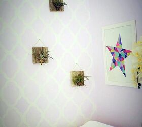 a sweet and sophisticated nursery makeover using stencils, bedroom ideas, home decor, painting, wall decor