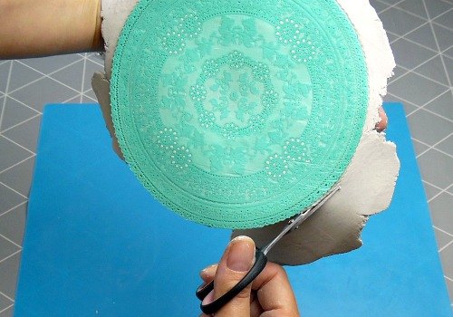 idea para exponer la lavanda conos de arcilla de secado al aire diy