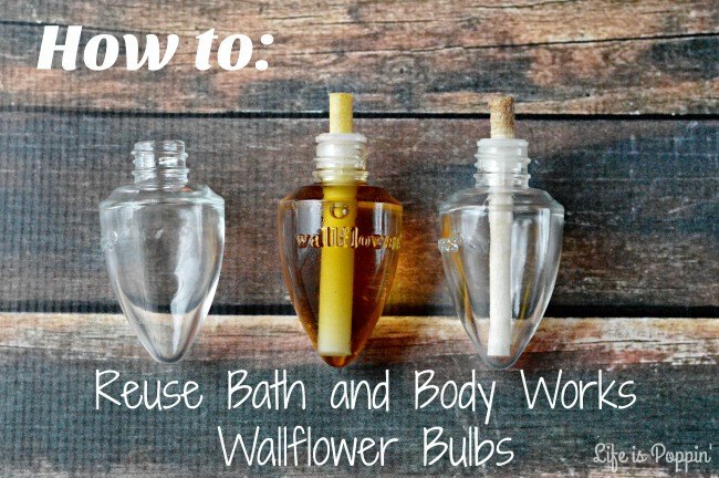 como reutilizar lmpadas wallflower de banho e body works