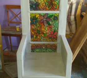 Like Magic ! An Old Wood Door is Transformed Into "stained Glass"