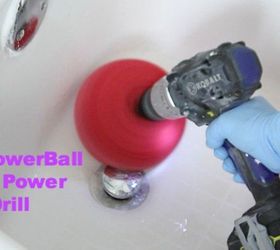 31 brilliant ways to upcycle transform and fix your bathtub, Make It Shine With A Powerball