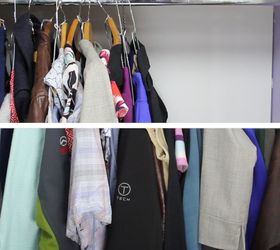 the cheapest closet space saver ever , bedroom ideas, organizing, repurposing upcycling, storage ideas