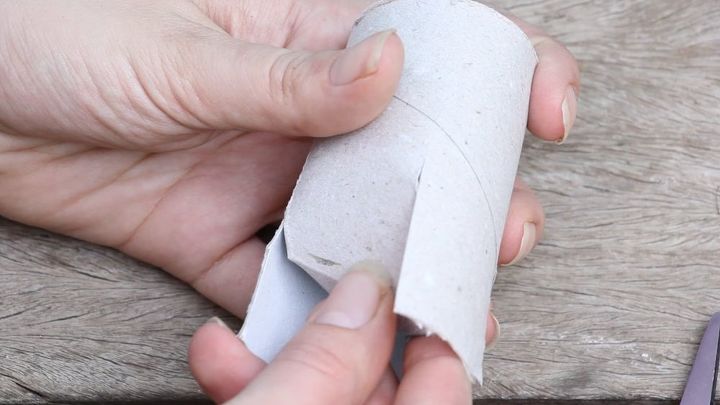 turn paper towel rolls into cheap biodegradable seed starter pots