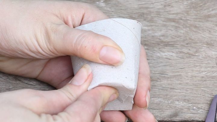 turn paper towel rolls into cheap biodegradable seed starter pots