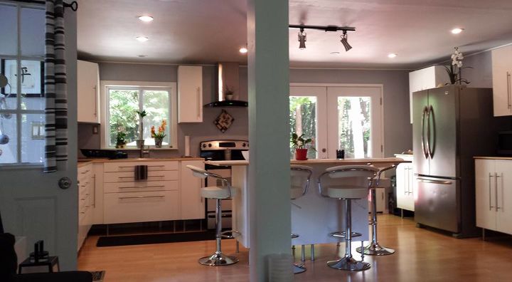 kitchen befor after, home improvement, kitchen backsplash, kitchen cabinets, kitchen design, kitchen island
