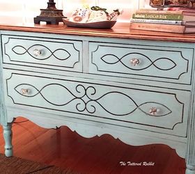 rustic farmhouse dresser, how to, painted furniture