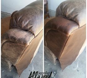 yes leather painting is a thing , painted furniture
