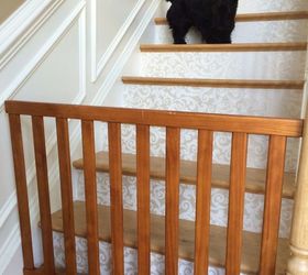 Stairway Gate Made From A Child's Crib!!