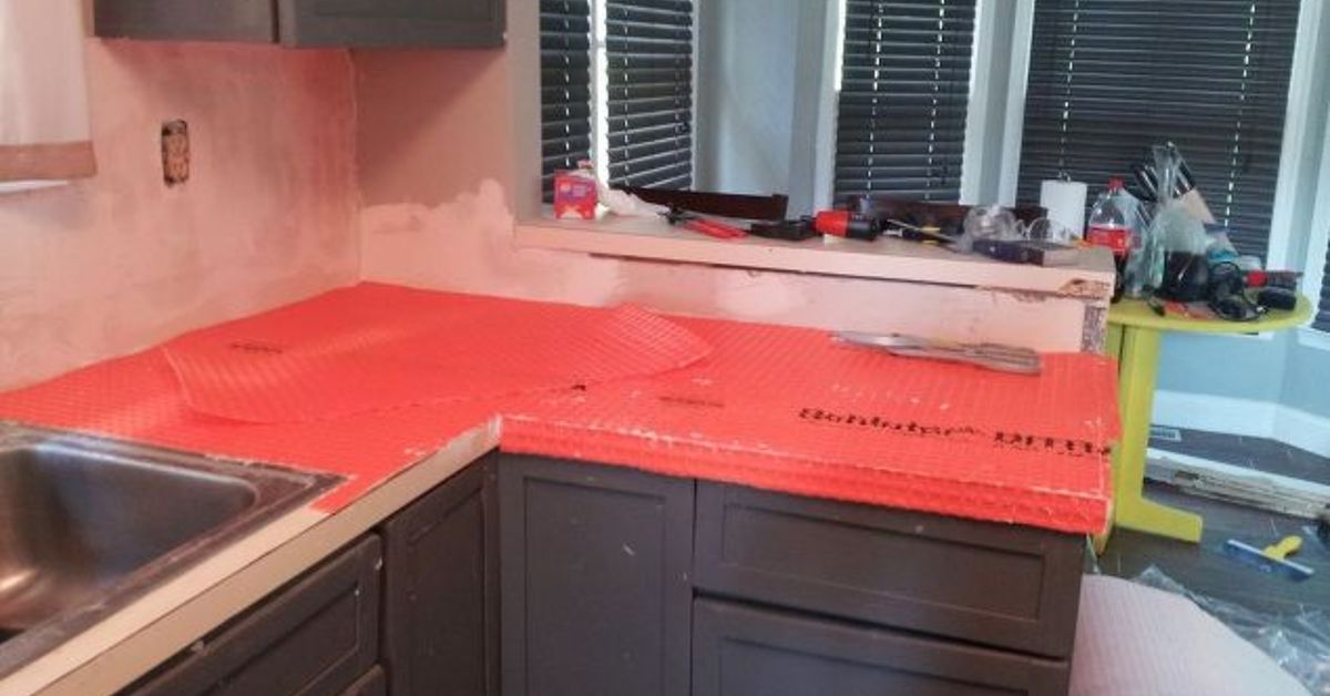 13 Ways To Transform Your Countertops, Red Formica Kitchen Countertops