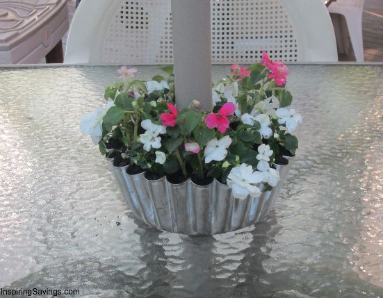 how to make frugal plant holders out of old pans , container gardening, gardening, how to, repurposing upcycling