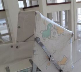 pram from years ago, crafts, how to, reupholster, Yuk