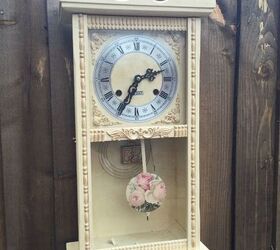 wall clock, painted furniture