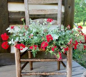 s 16 things you didn t know you could do with chickenwire, Upcycle a chair into an adorable planter
