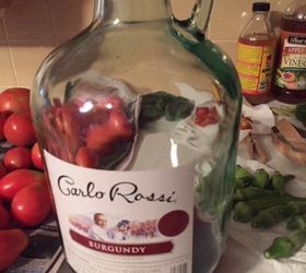 how to repurpose wine bottles, big jug