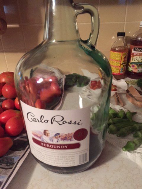 how to repurpose wine bottles, big jug