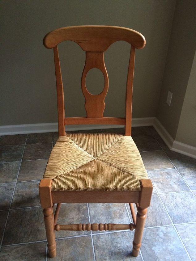 giving craigslist chairs farmhouse charm , how to, painted furniture, rustic furniture