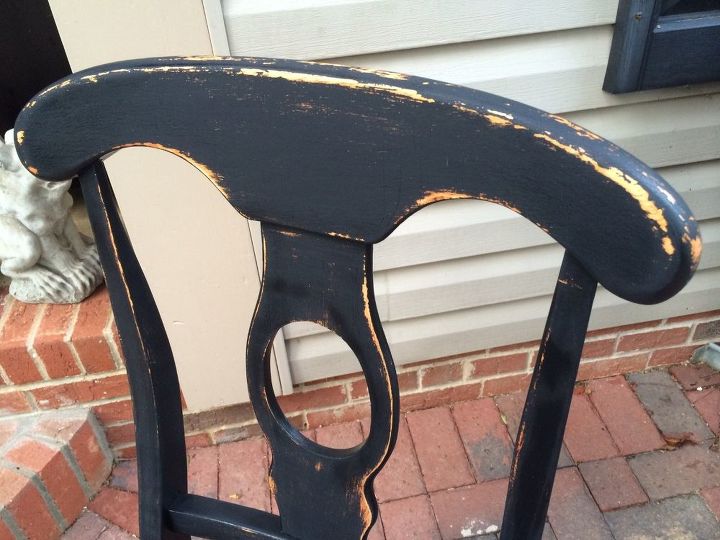 giving craigslist chairs farmhouse charm , how to, painted furniture, rustic furniture