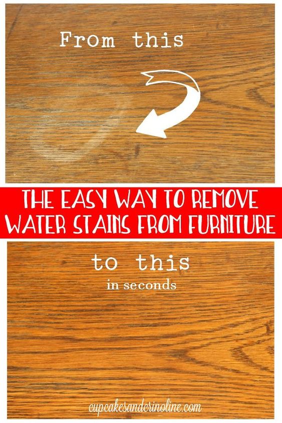 how to remove a water stain from wood, cleaning tips, how to