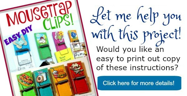 fun to make mouse trap clips , crafts, how to, organizing, repurposing upcycling, wall decor, Click the link below for the full details