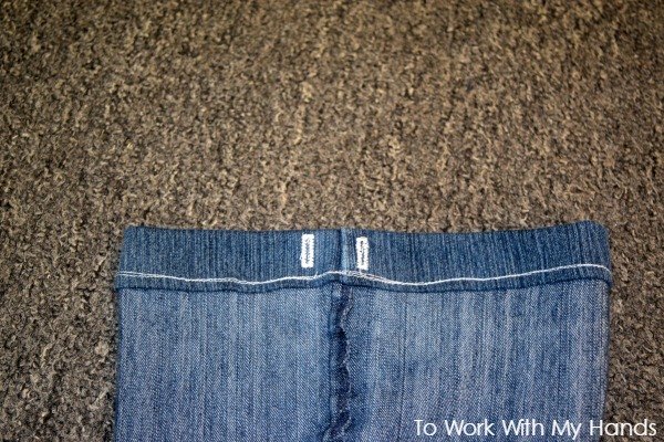 bolsa jeans reciclada