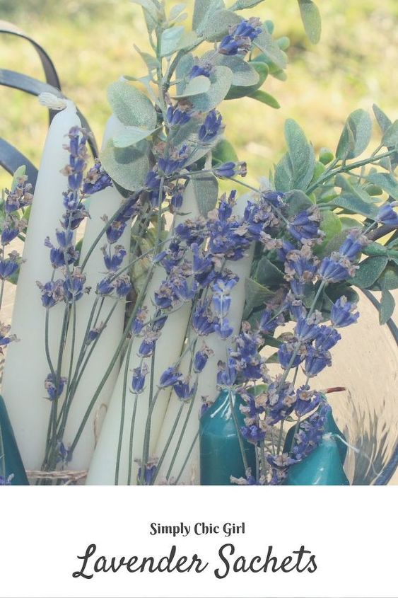 lavender sachets, crafts, gardening, how to