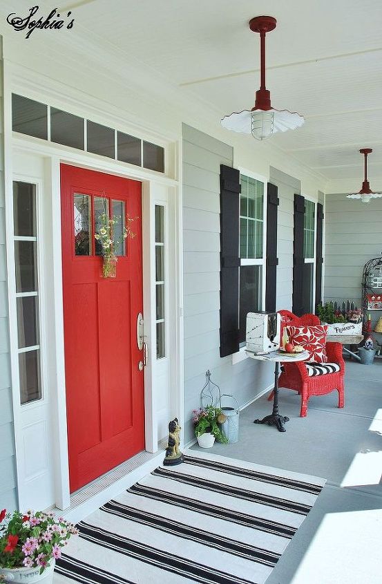 what color should i paint my front door 6 hot colors to try , curb appeal, doors, paint colors, Photo Sophie s Live Beautifully On a Budget