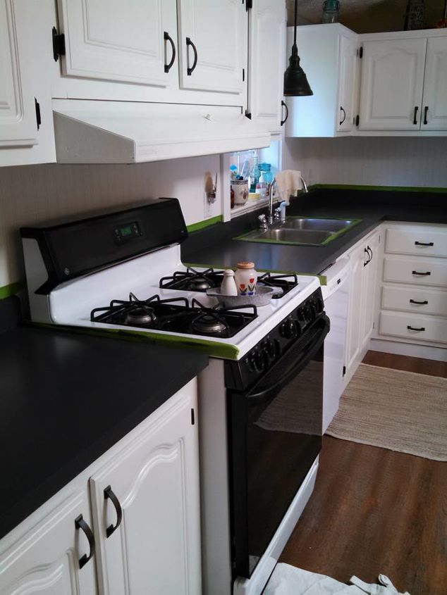 How To Fake Granite Kitchen Countertops Hometalk
