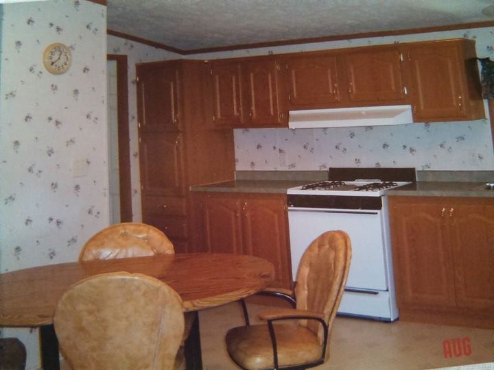 pintar las encimeras de mi cocina para que parezcan de granito, Foto de antes