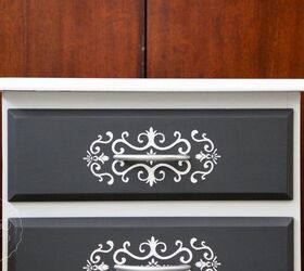 using embossing paste to enhance your stencilled project, how to, painted furniture