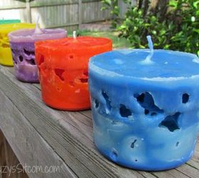 s why everyone is saving their empty food containers, repurposing upcycling, They make the coolest ice candles