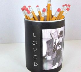 s why everyone is saving their empty food containers, repurposing upcycling, They make adorable pencil holders