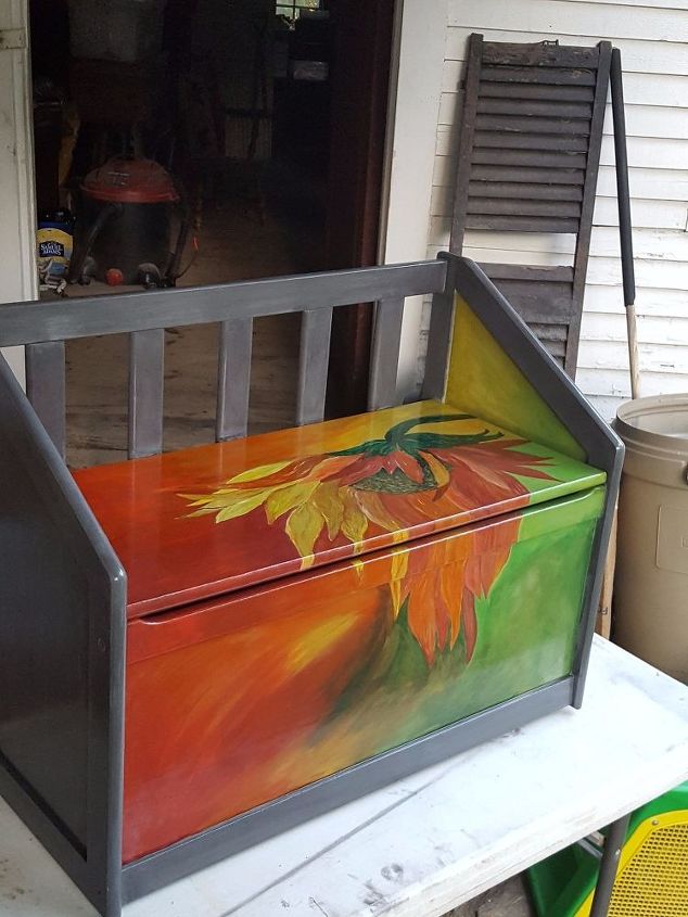 Child's Toy Chest Gets Makeover | Hometalk