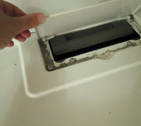 how to clean your dryer s lint trap, appliances, cleaning tips, home maintenance repairs, how to, laundry rooms