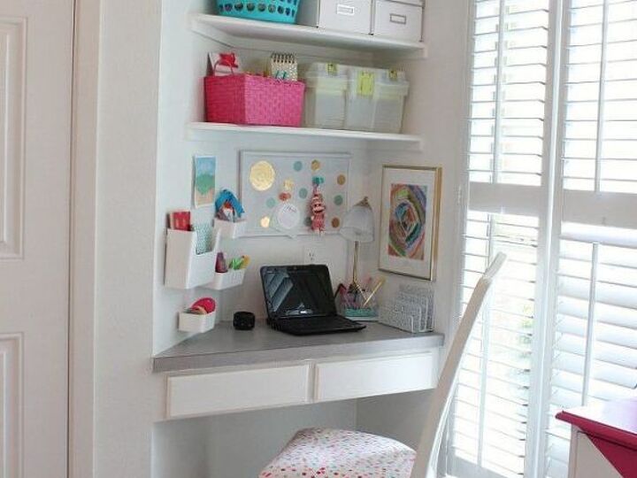 q where can i buy or how can i create a corner desk like this, home decor, home decor dilemma