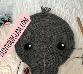 popular elephant rug crochet diy, crafts, reupholster