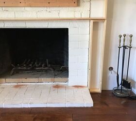 how i made a beautiful mantel using an antique wood remnant, fireplaces mantels, home improvement, how to, woodworking projects