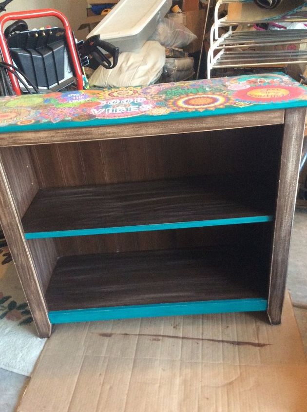 Rummage Sale Bookshelf Transformation Its Finished Hometalk