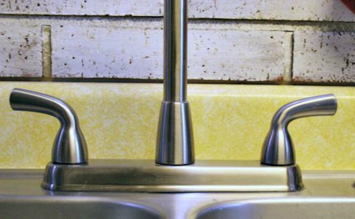 s 12 miraculous home hacks using salt, Get rid of lime deposits on your sink