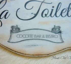 charming door signs for cocotte bistro, crafts, doors