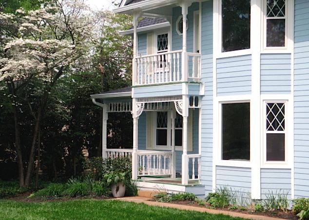 cottage style exterior renovation, outdoor living, porches