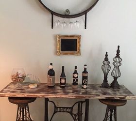 table skirt wine rack, how to, painted furniture, repurposing upcycling