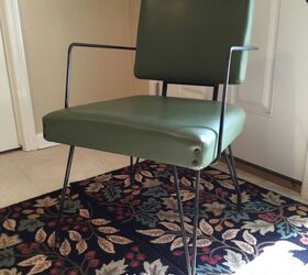 chair makeover with vinyl spray paint, painted furniture, painting
