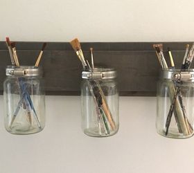 mason jar wall caddy, crafts, how to, mason jars, repurposing upcycling