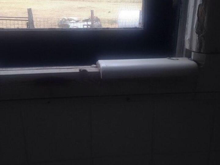 q window redo in shower , bathroom ideas, fixing windows, home maintenance repairs, minor home repair, windows
